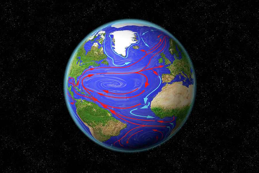 Atlantic Ocean Currents Photograph by Carol & Mike Werner