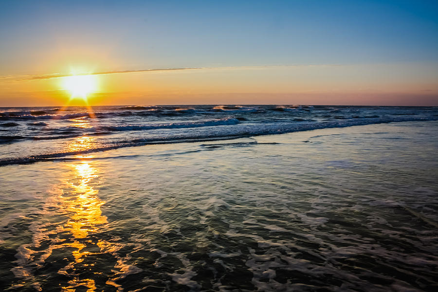 Beach Photograph - Atlantic Ocean Sunrise by Anthony Doudt