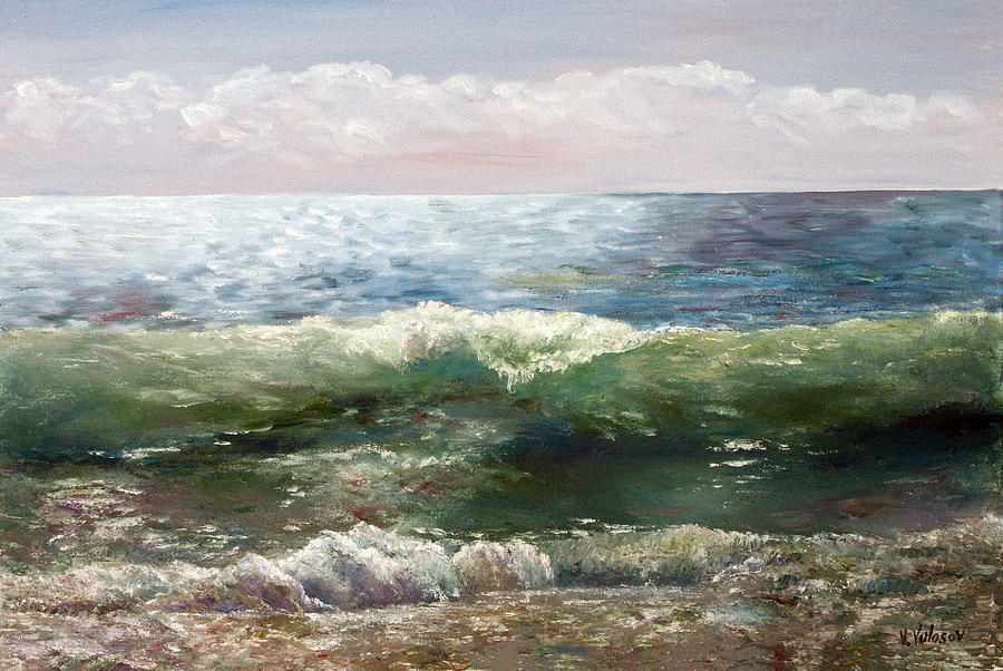 Atlantic Ocean Painting by Vladimir Volosov | Fine Art America