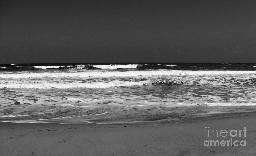 Black And White Photograph - Atlantic Shore by Anita Lewis