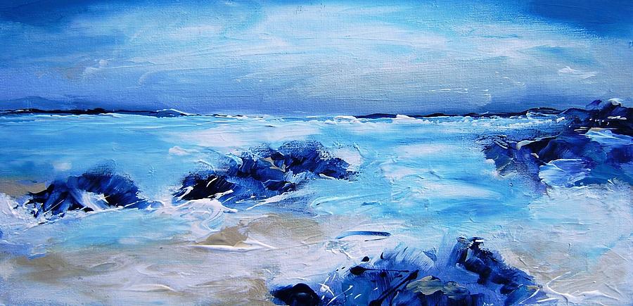 Atlantic swell Painting by Mary Cahalan Lee - aka PIXI