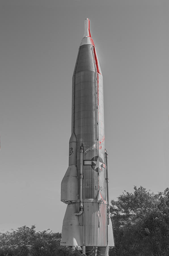 Atlas 2-B Missile Digital Art by Photographic Art by Russel Ray Photos