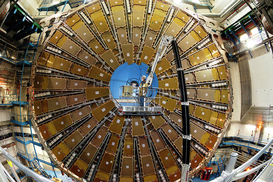 Atlas Detector Muon Spectrometer Photograph by Claudia Marcelloni, Cern/science Photo Library