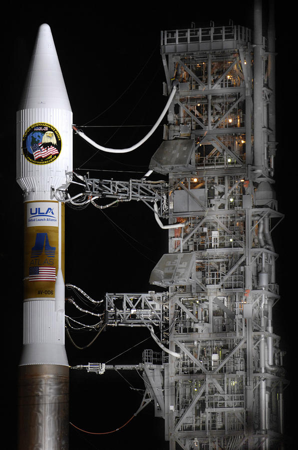 Atlas V Rocket Photograph by Science Source