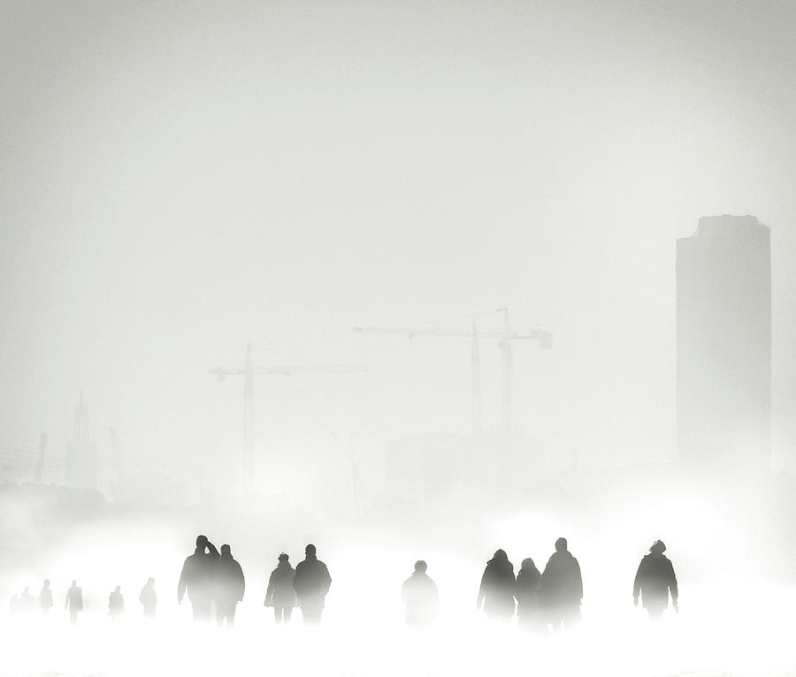 Black And White Photograph - Atmosphere by Piet Flour