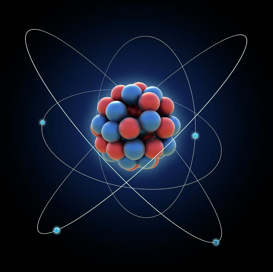 Atom Photograph by Andrzej Wojcicki/science Photo Library