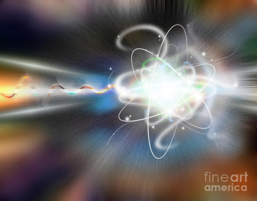 Atom Collision Photograph by Mike Agliolo