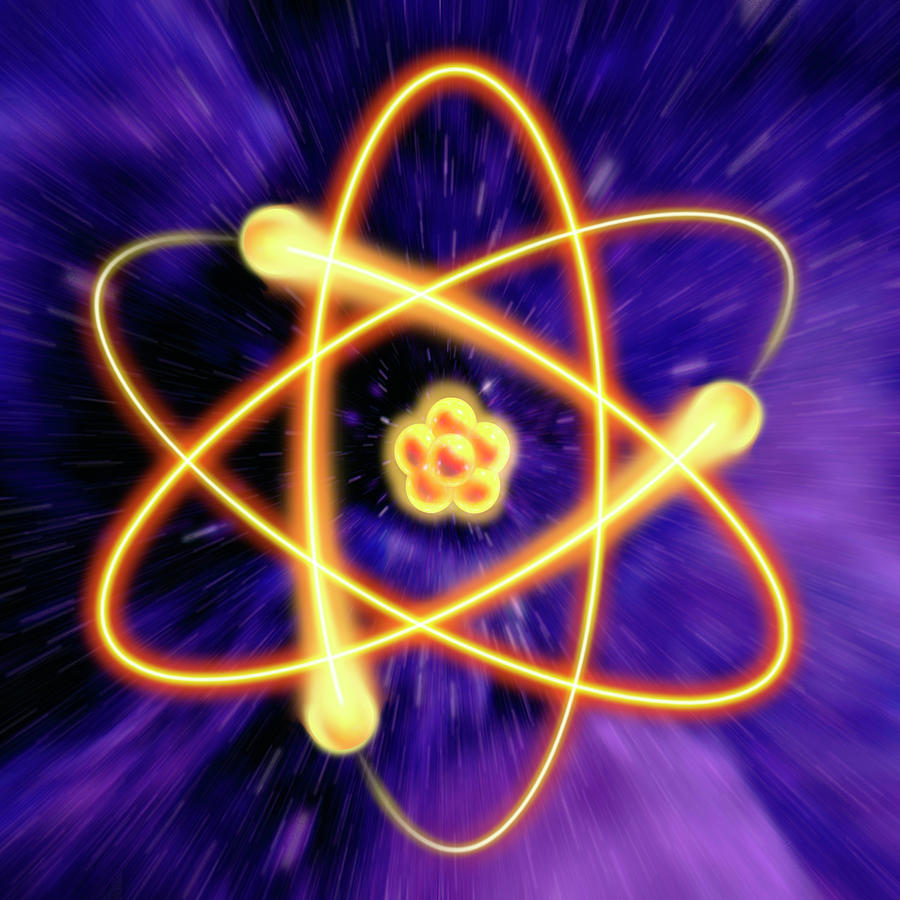 Atom Photograph by Michael Dunning/science Photo Library