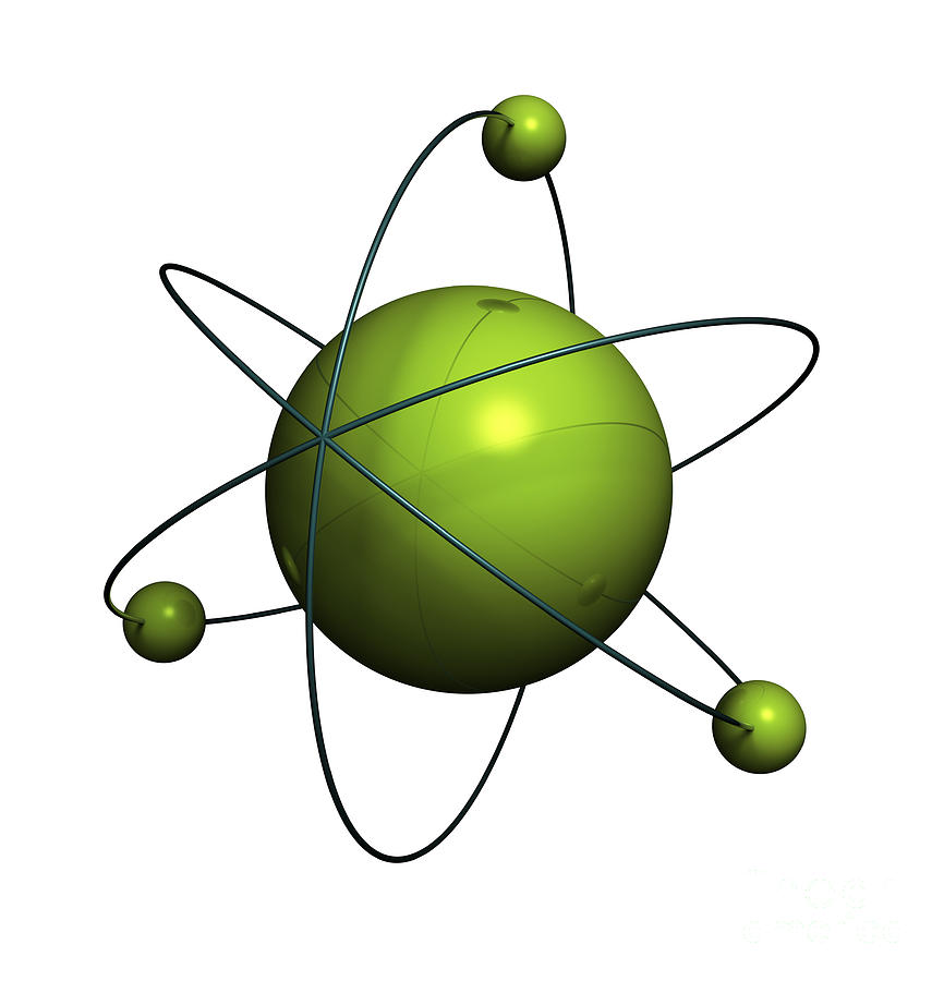 Atom structure Photograph by Johan Swanepoel
