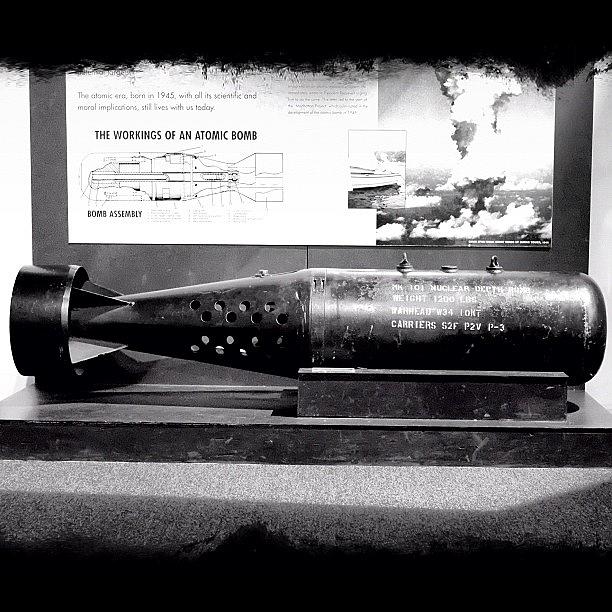 Unique Photograph - Atomic Bomb At The Museum by Klm Studioline