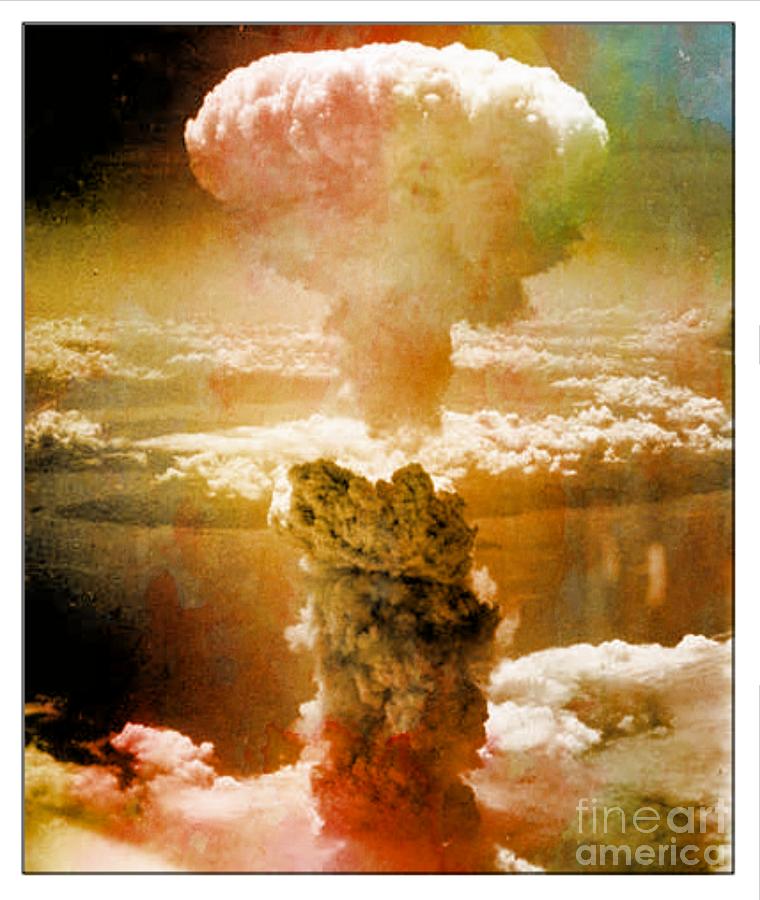 Atomic Bomb over Japan Digital Art by Steven  Pipella