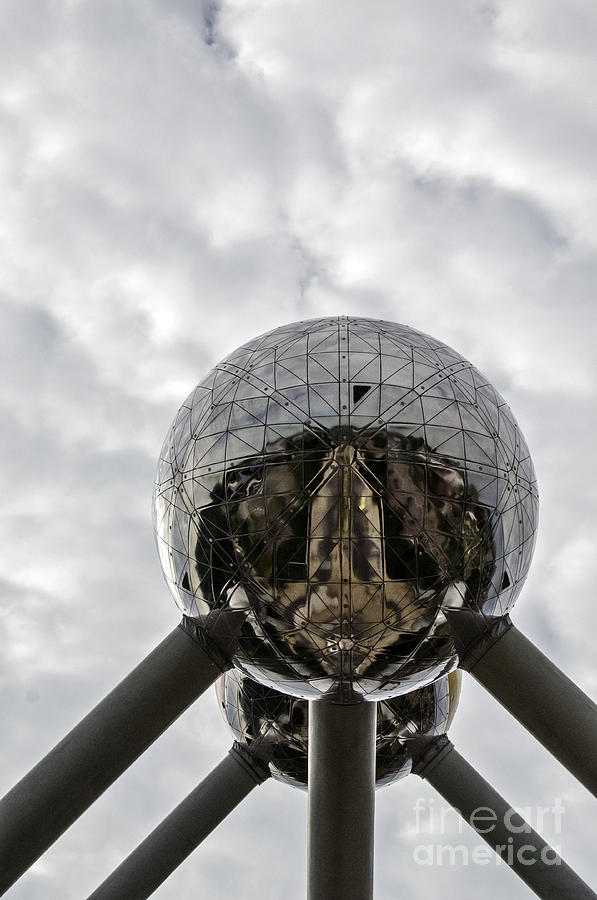 Atomium Spheres Photograph by Pravine Chester