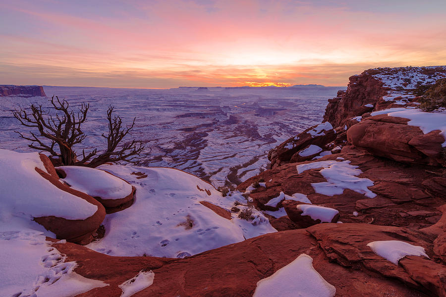 Winter Photograph - Atop Green River by Chad Dutson
