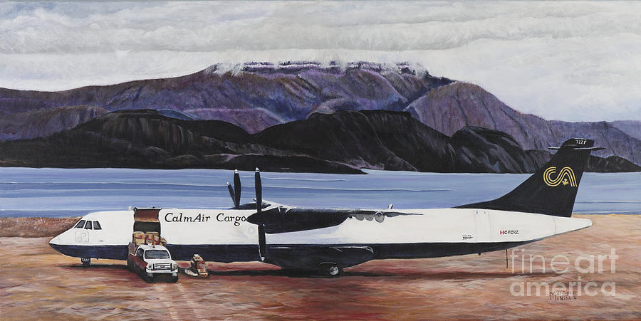 ATR 72 - Arctic Bay Painting by Marilyn McNish