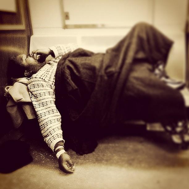 Train Photograph - #atrain #subway #subwaypeople by Casey Jones
