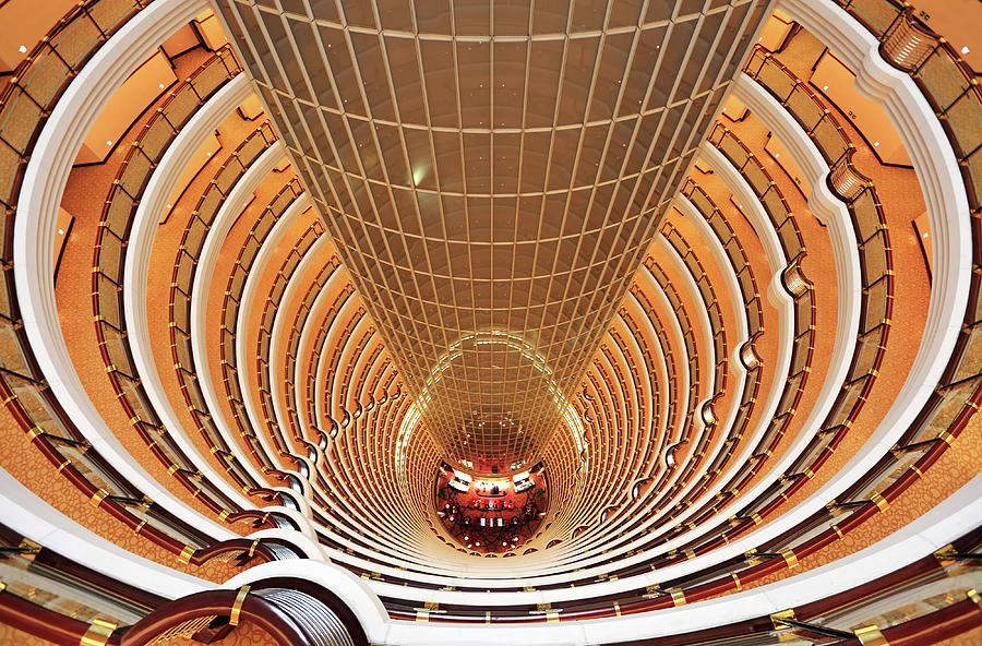 Atrium, Shanghai, China Photograph by Rusm