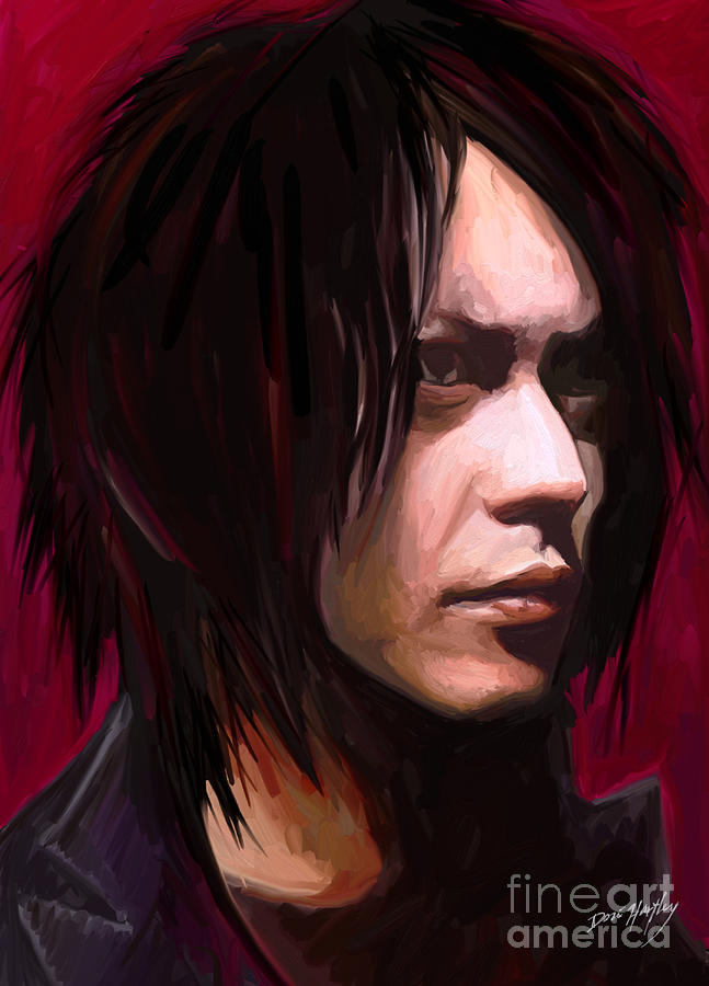 Atsushi Sakurai Digital Art - Atsushi by Dori Hartley Atsushi Sakurai Digital Art - Atsushi by Dori Hartley