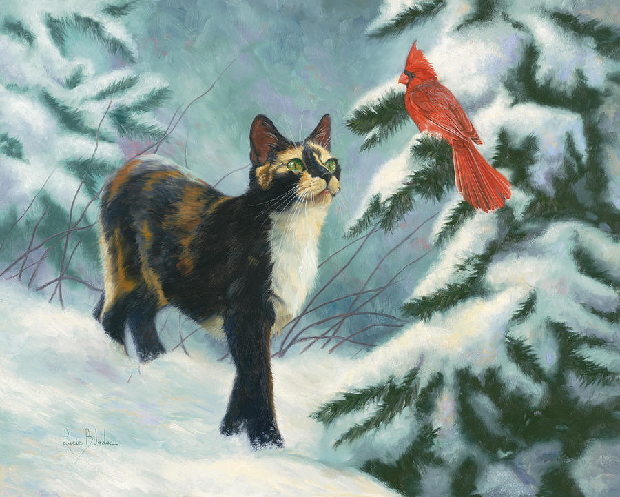 Attentive Painting by Lucie Bilodeau
