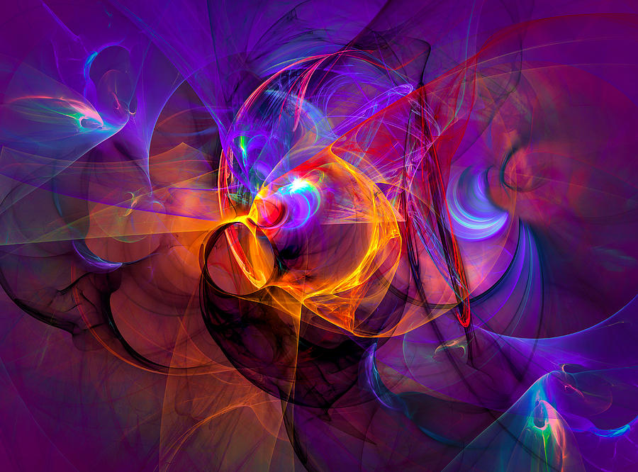 Attraction Digital Art by Modern Abstract