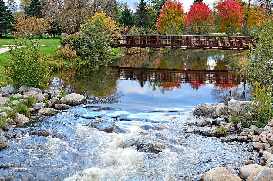 Au Sable River in Grayling Michigan Photograph by Dave Zuker - Pixels