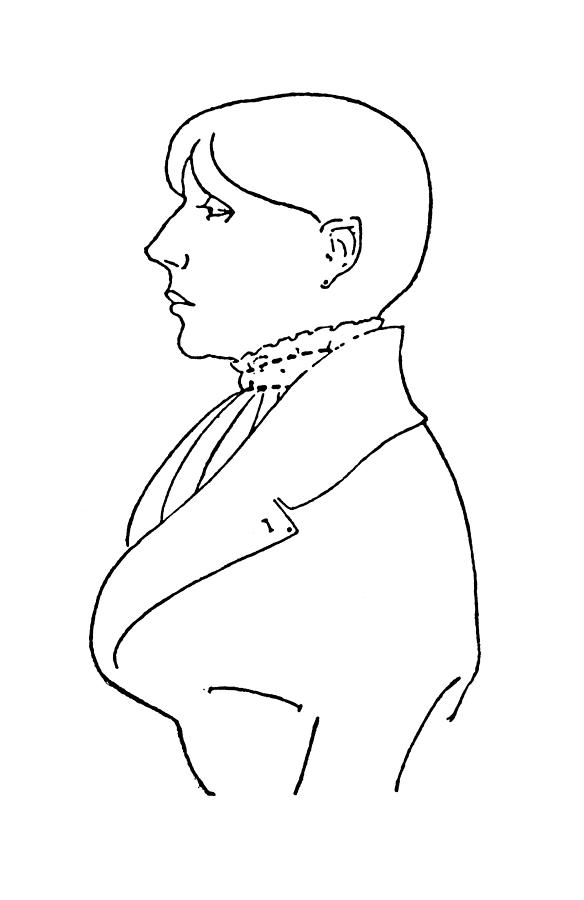 Aubrey Vincent Beardsley (1872-1898) Drawing by Granger