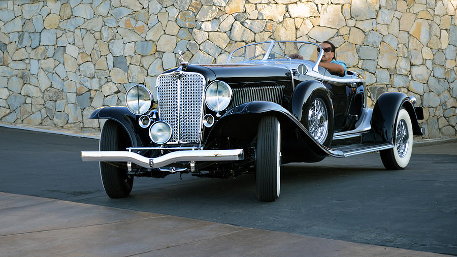 Auburn V12 Boat tail roadster Photograph by Bill Dutting