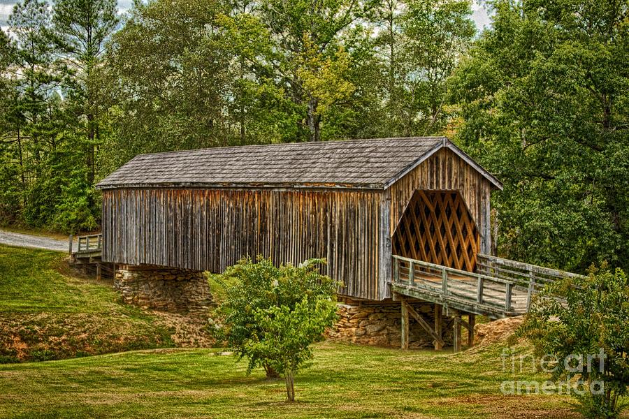 All Rights Reserved Photograph - Auchumpkee Creek Bridge by Heather Roper