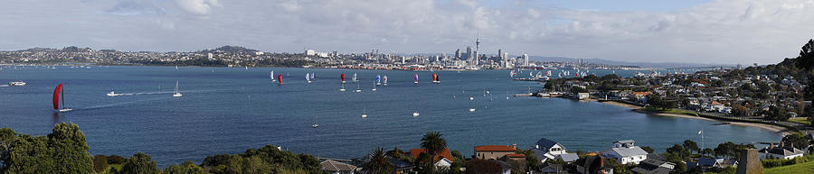 Auckland NZ Photograph by Les Cunliffe
