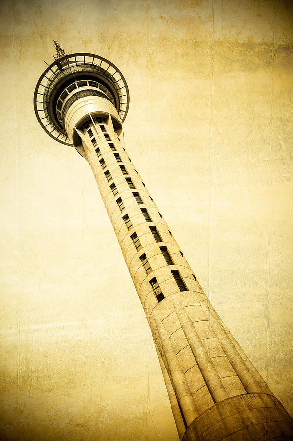 Auckland Sky Tower Photograph by Mark Llewellyn