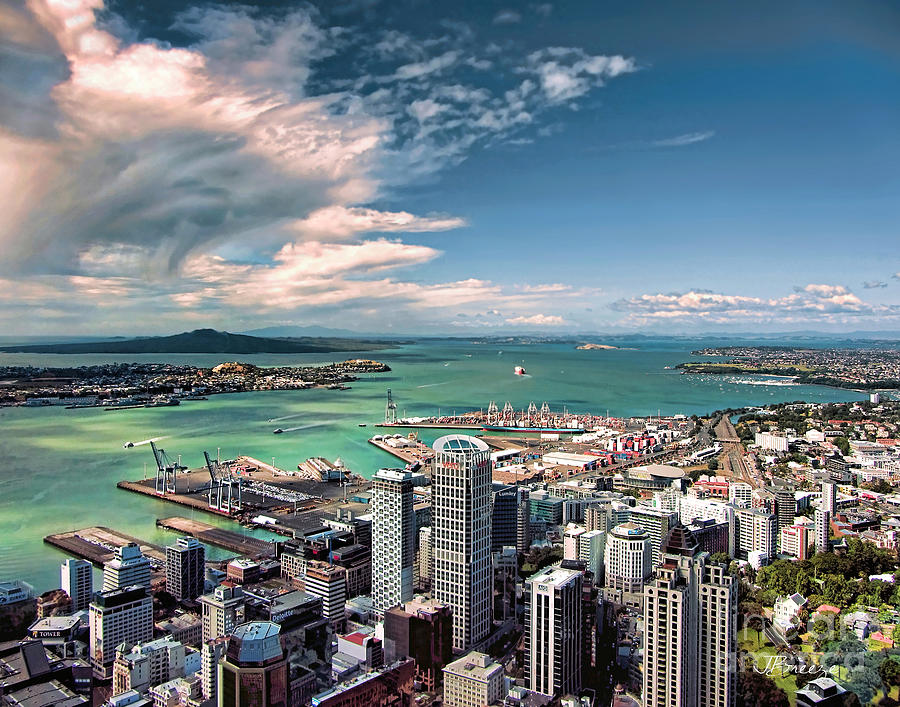 Auckland Sky Tower View.NZ Photograph by Jennie Breeze