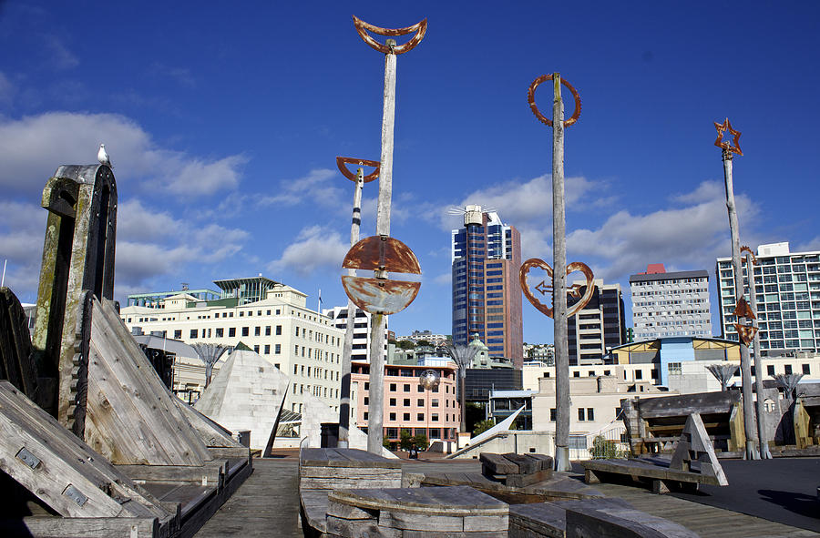 Auckland Waterfront Photograph by Venetia Featherstone-Witty