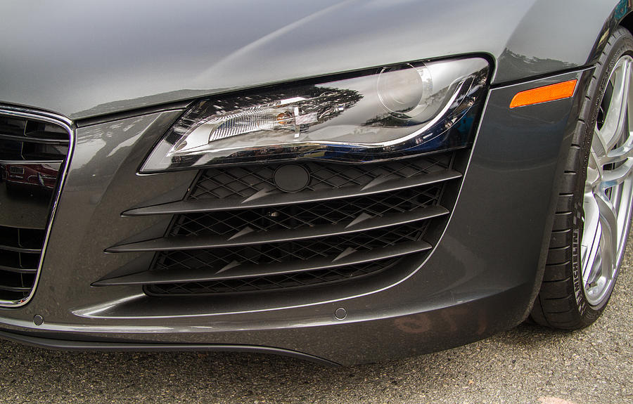 Audi A8 Front End Photograph by Roger Mullenhour