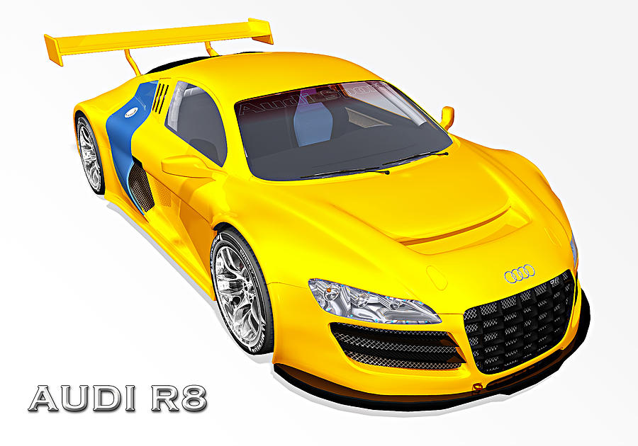 Audi R8 #1 Painting by Peter J Sucy