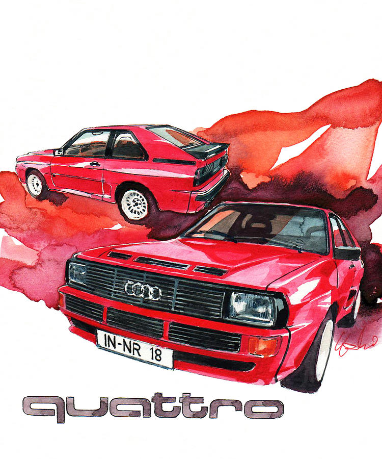 Audi Sport Quattro Painting - Audi Sport Quattro by Yoshiharu Miyakawa