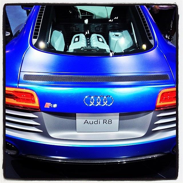 @audi #wantanr8 #laautoshow #mv_cars Photograph by Mike Valentine