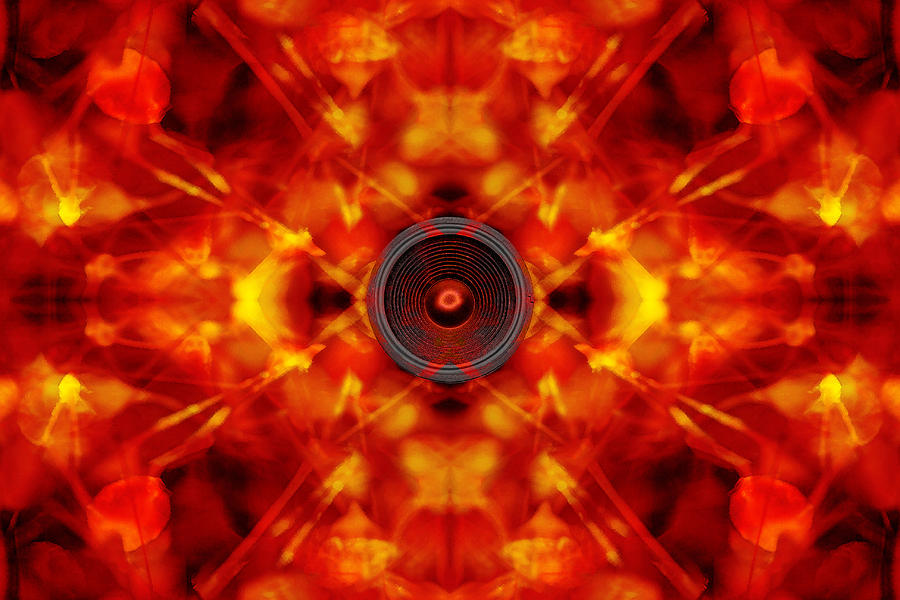Audio kaleidoscope Digital Art by Steve Ball