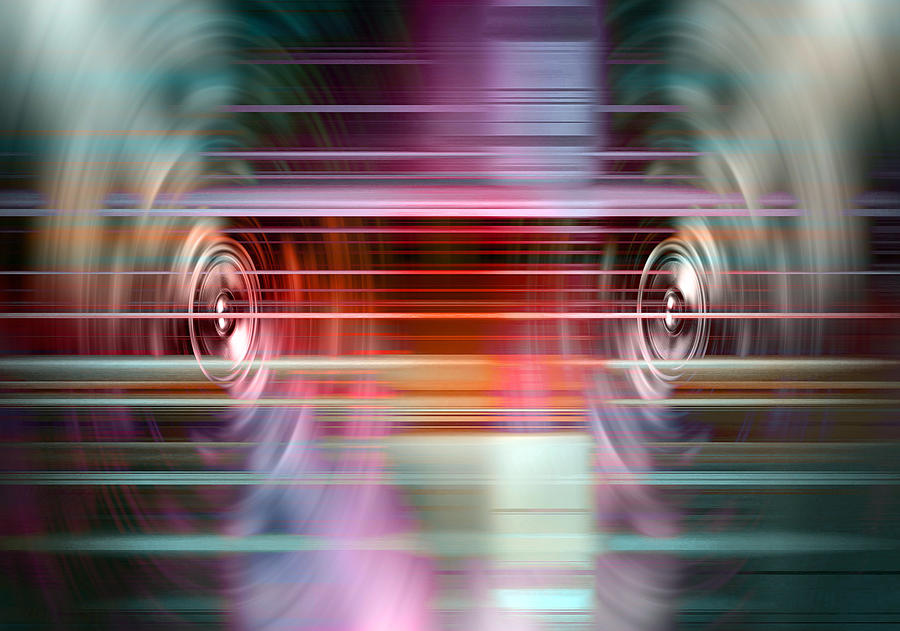 Audio spin 2 Digital Art by Steve Ball