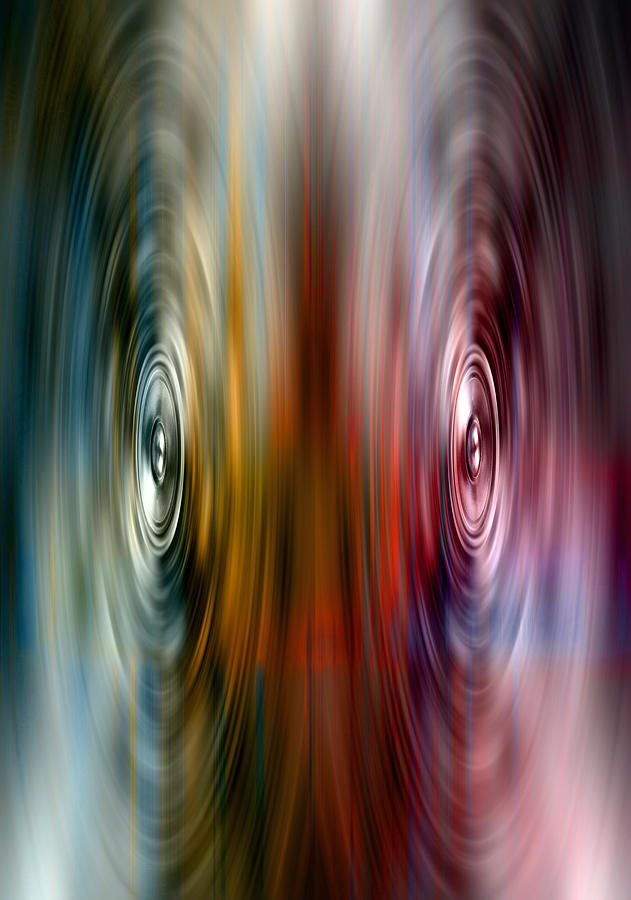 Audio spin Digital Art by Steve Ball