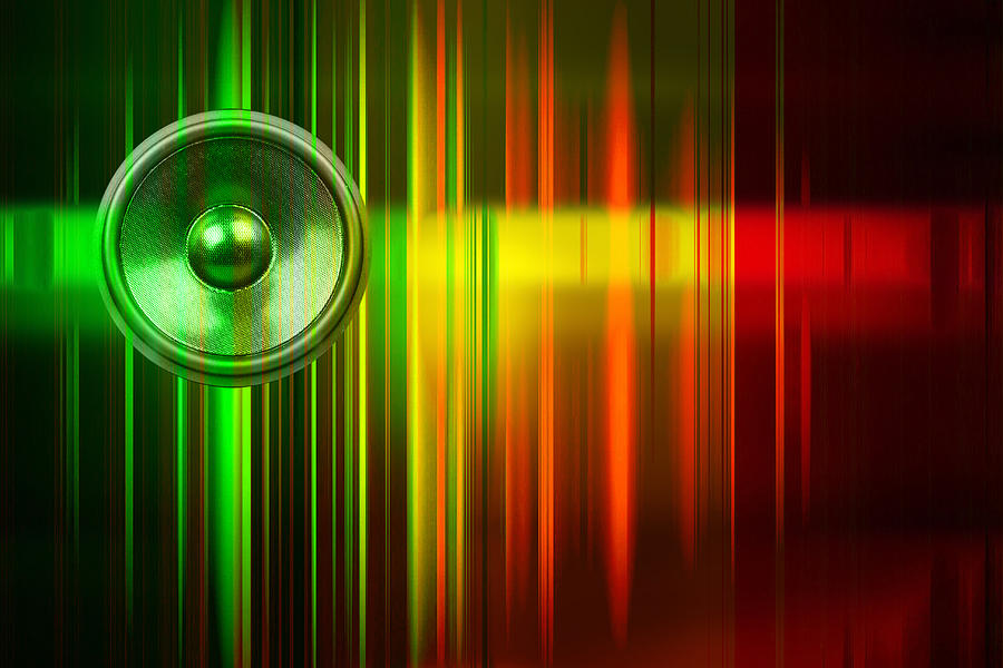 Audio stripes 2 Digital Art by Steve Ball