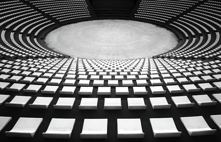 Konya Photograph - Auditorium by Hans-wolfgang Hawerkamp Konya Photograph - Auditorium by Hans-wolfgang Hawerkamp