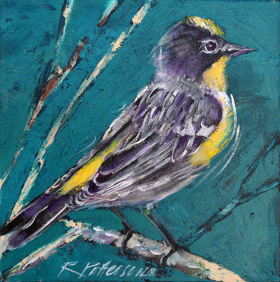 Audobon's Yellow Rumped Warbler Painting by Ron Patterson - Fine Art ...