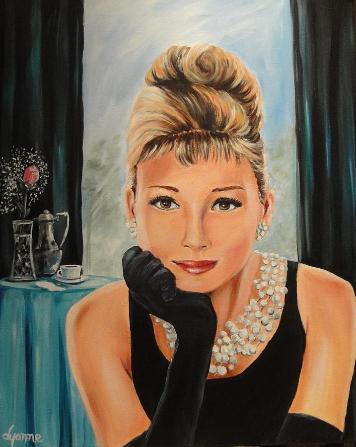 Audrey Hepburn Painting - Audrey  by Dyanne Parker