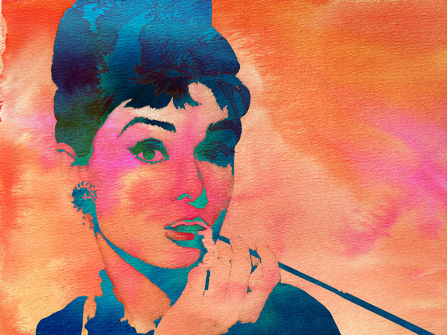 Audrey Hepburn 1 Painting by Brian Reaves