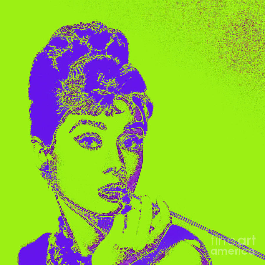 Audrey Hepburn 20130330v2p38 square Photograph by Wingsdomain Art and Photography