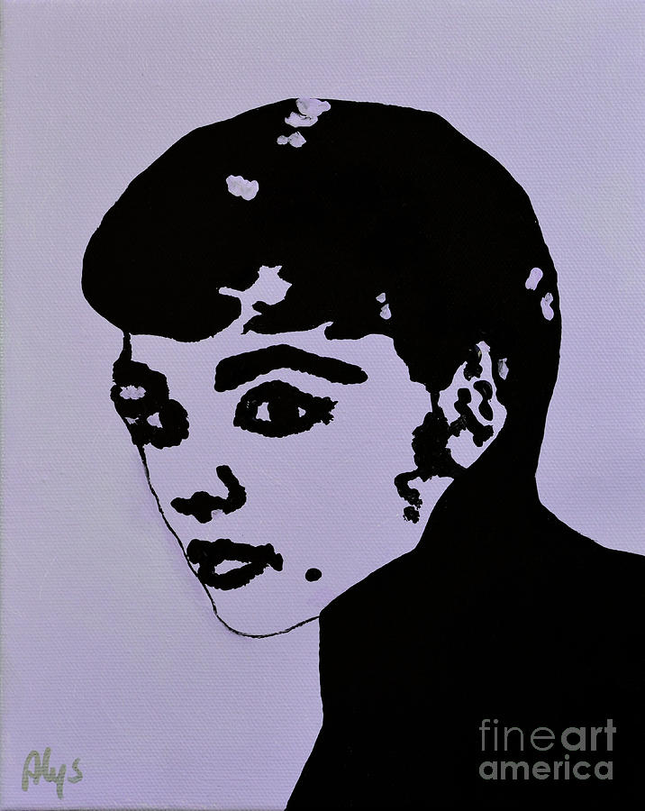 Audrey Hepburn Painting by Alys Caviness-Gober