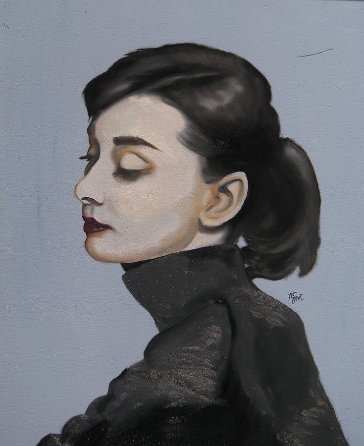 Audrey Hepburn Painting - Audrey Hepburn by Matt Burke