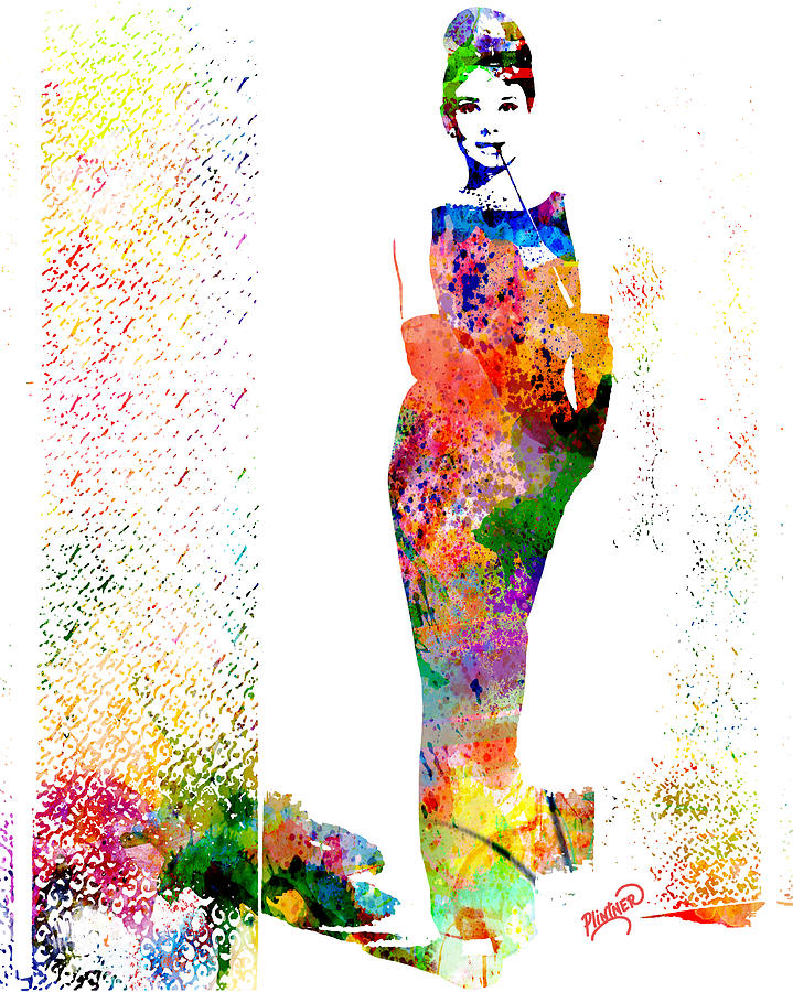 Audrey Hepburn Digital Art by Patricia Lintner