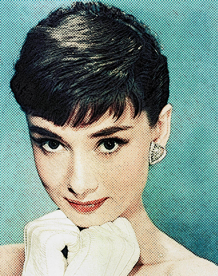 Audrey Hepburn Digital Art - Audrey Hepburn by Hoolst Design