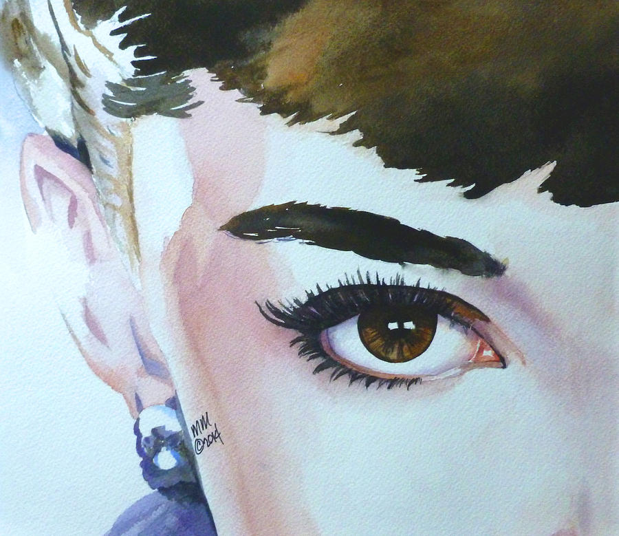 Audrey Painting by Michal Madison