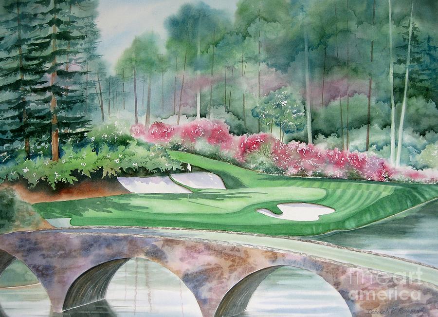 Augusta National 12th Hole Painting By Deborah Ronglien